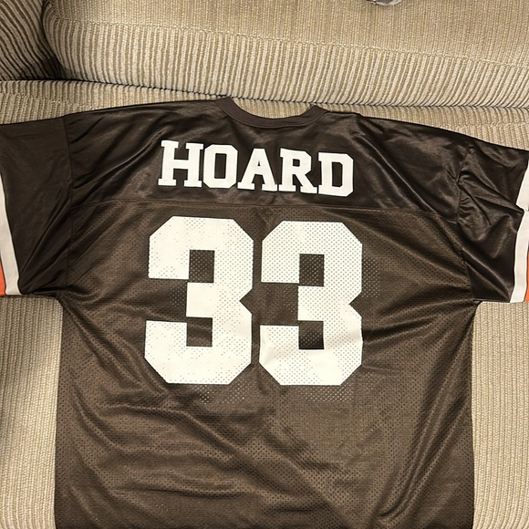 Cleveland Browns Leroy Hoard jersey. Size XL 50-52. Brown. - Picture 2 of 3